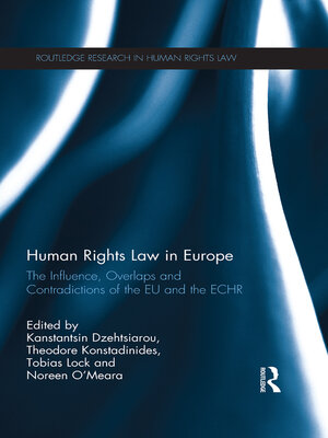 cover image of Human Rights Law in Europe